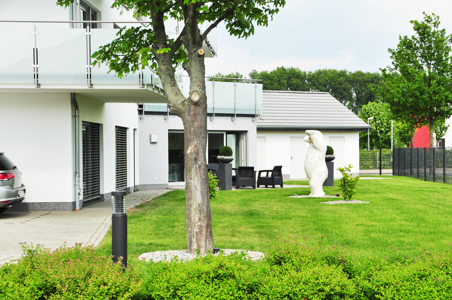 Gartenansicht Zahnarztpraxis Eysoldt